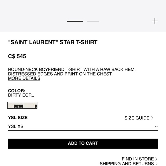 GUC Saint Laurent T-Shirt - Picture 2 of 10